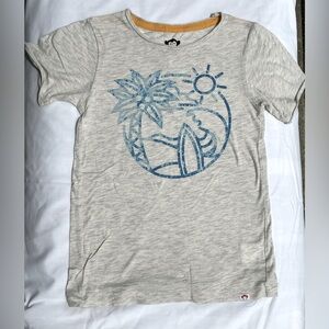 Appaman Boys cotton tee, gray heather, size 7